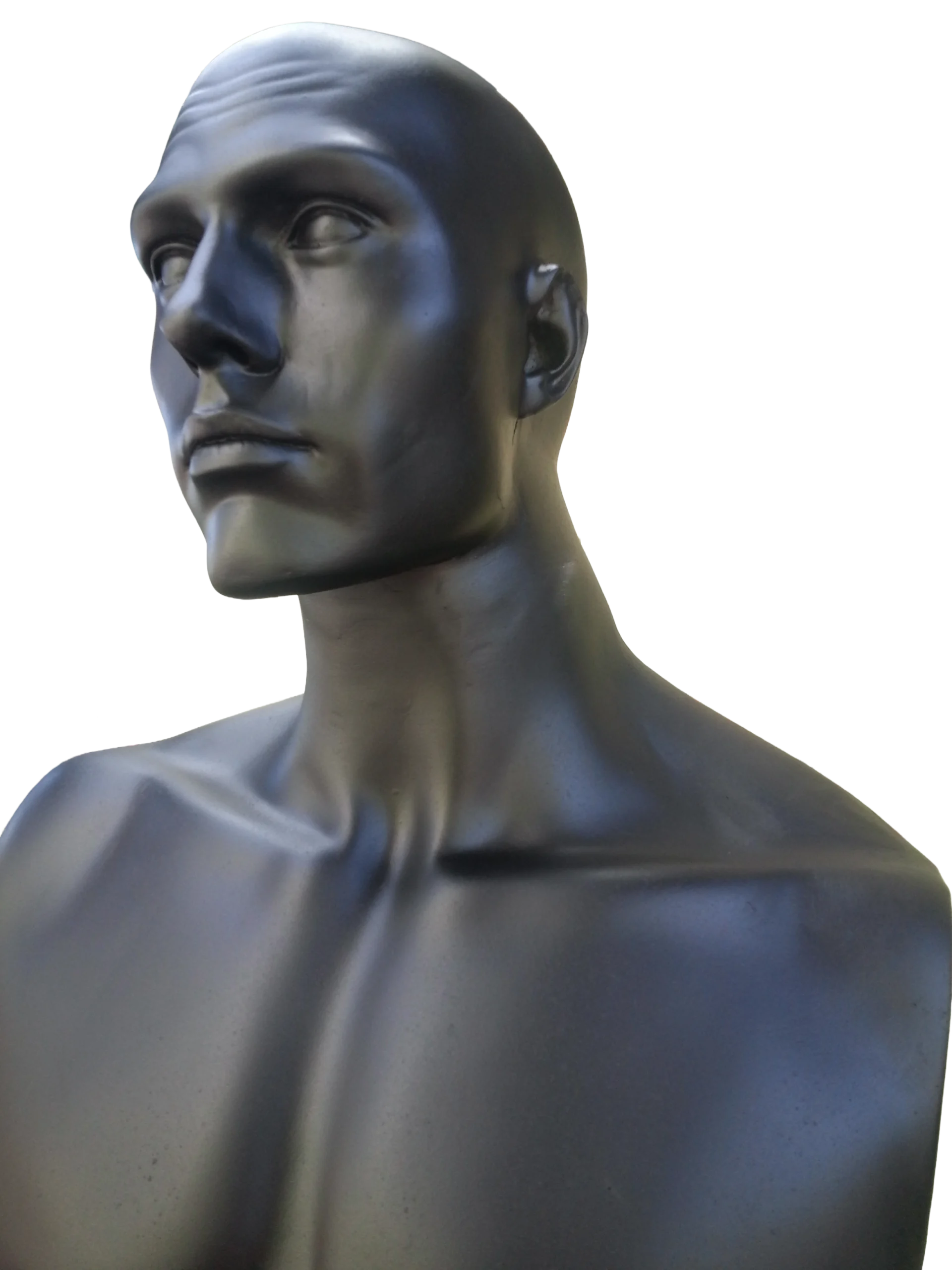 Cabeza de maniquí en proceso de restauración, taller especializado en Córdoba